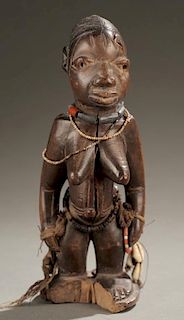 Yoruba Ibeji female figure, first half 20th c.
