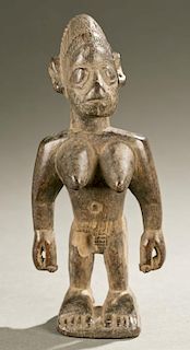Yoruba Ibeji female figure, 20th c.