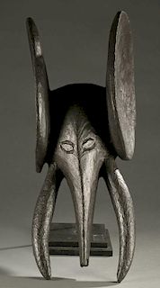 Babanki elephant mask with tusks, 20th c.
