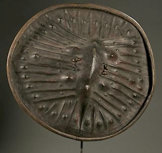 Ethiopian hide shield, 20th c.