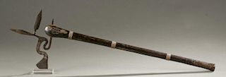 South African ax with elaborate blade, 20th cen.