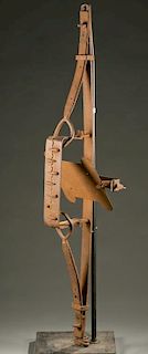 Iron animal trap, 20th century.