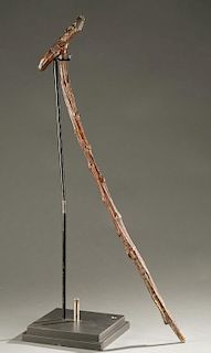 Chinese Forest Spirit walking stick, c.1900.
