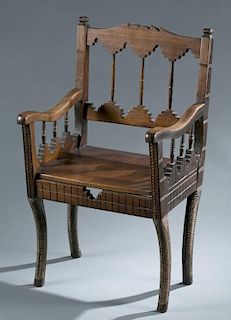 Chair with conventional western back