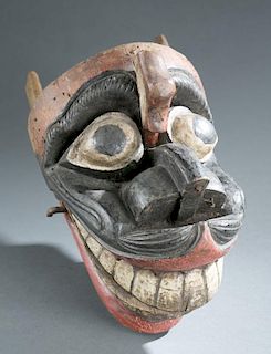 Horse head caplokang barengan ceremonial mask