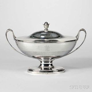 George III Sterling Silver Covered Soup Tureen