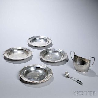 Six Pieces of British Tableware