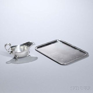 Two Pieces of Tiffany & Co. Sterling Silver Tableware