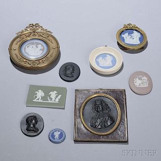 Nine Assorted Wedgwood Medallions