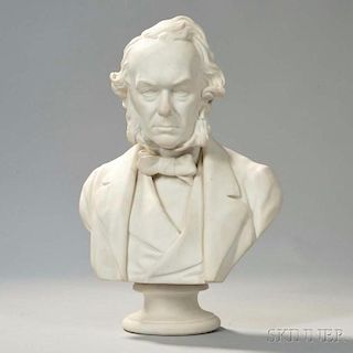 Adams & Co. Parian Bust of Richard Cobden