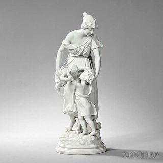 Parian Porcelain Figure of Maternité