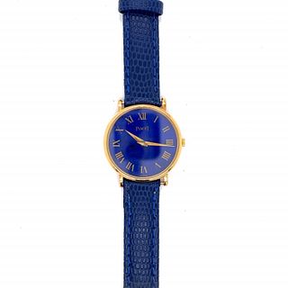 Piaget 18K Yellow Gold Lapis Lazuli Watch