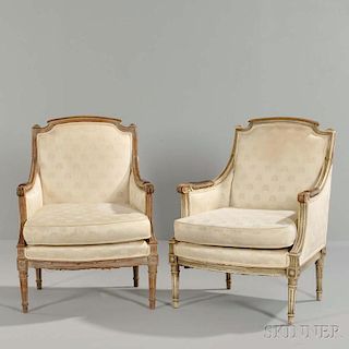 Pair of Louis XVI-style Armchairs