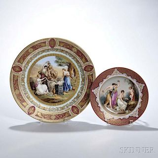 Two Vienna Porcelain Dishes