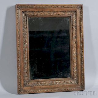 Continental Hand-carved Pine Frame with Mirror