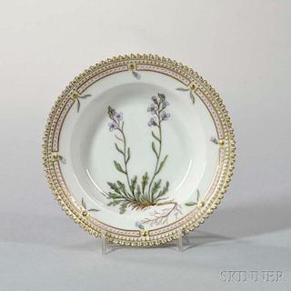 Twelve Royal Copenhagen "Flora Danica" Porcelain Side Bowls