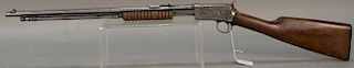 Winchester rifle model 1906 22 short-long or long rifle, has take down knob pump rifle, bright clean bore. sn815797