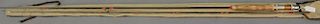 Custom graphite fly rod, #4-6 unmarked, two part 8'.