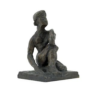 Henri Matisse, French (1869-1954) Mid Century Cast Bronze Sculpture "Grand Nu Accroupi - Olga"