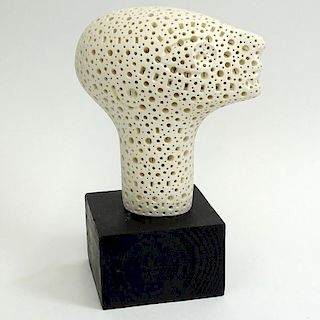 Alexander Ney, American-Russian (born 1939) White Terracotta Sculpture, Head