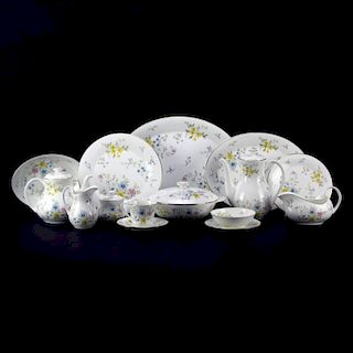 Ninety One (91) Piece Royal Doulton "Elegy" Partial Dinner Service.