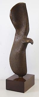 NIERMAN, Leonardo. Abstract Bronze Sculpture.