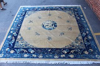 Antique And Finely Woven Roomsize Chinese