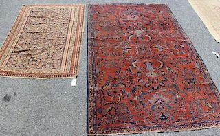 Sarouk Style Carpet and a Hand Made