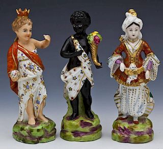 3 Mottahedeh Figurines