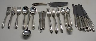 STERLING. Towle Sterling Flatware Service for 9.