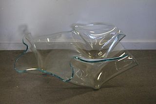 Modern Laurel Fyfe Art Glass Sculpture.