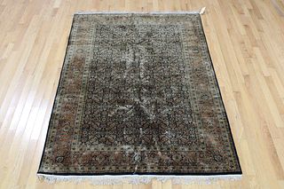Antique And Finely Hand Woven Area Carpet .