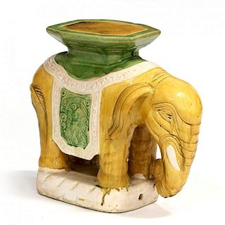 Chinese Elephant Form Garden Seat