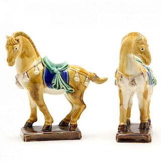 Pair of Diminutive Tang Style Horses