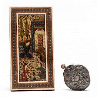 Chinese Snuff Bottle and Miniature Painting