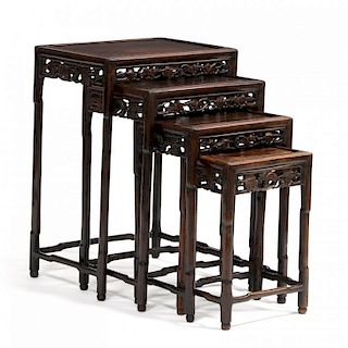 Set of Four Chinese Nesting Tables