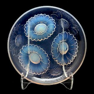 Rene Lalique, Floral Low Bowl