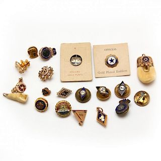 Group of Organizational and Fraternal Jewelry