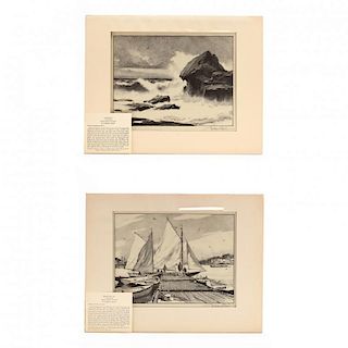 Gordon Grant (American, 1875-1962), Two Water Views