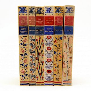 Six Volumes of The Heritage Press <i>American Poets</i> Series