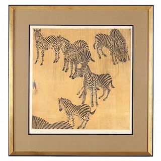 Mid-Century Zebra Print