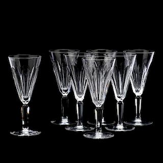 Waterford Crystal, Set of Seven Champagne Flutes