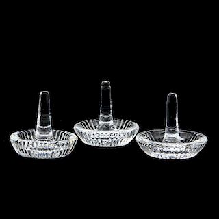 Waterford Crystal, Three Ring Holders