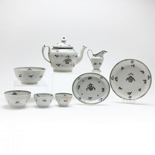 English Tea Set in the Style of New Hall
