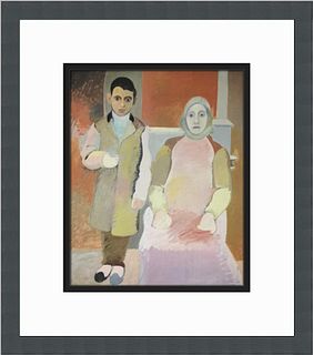 Arshile Gorky The Artist and his Mother Custom Framed Print