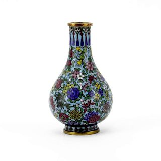 Antique Century Chinese Cloisonné Miniature Vase