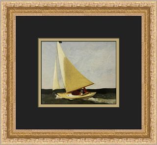 Edward Hopper Sailing Custom Framed Print