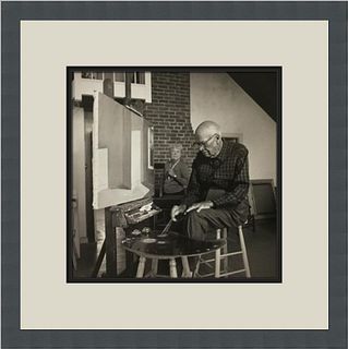 Edward Hopper Edward and Josephine Hopper Custom Framed Print