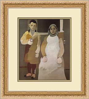 Arshile Gorky The Artist and His Mother Custom Framed Print