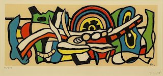 LEGER, Ferdinand. Lithograph in Colors.